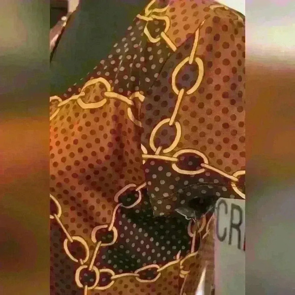 Dress Barn MSK chain link women's slip on dress small and medium - Picture 3 of 8